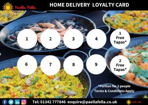 Paella and Tapas delivery near me