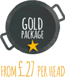 local East Sussex Wedding Catering gold package near me