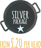 East Sussex Wedding Catering silver package
